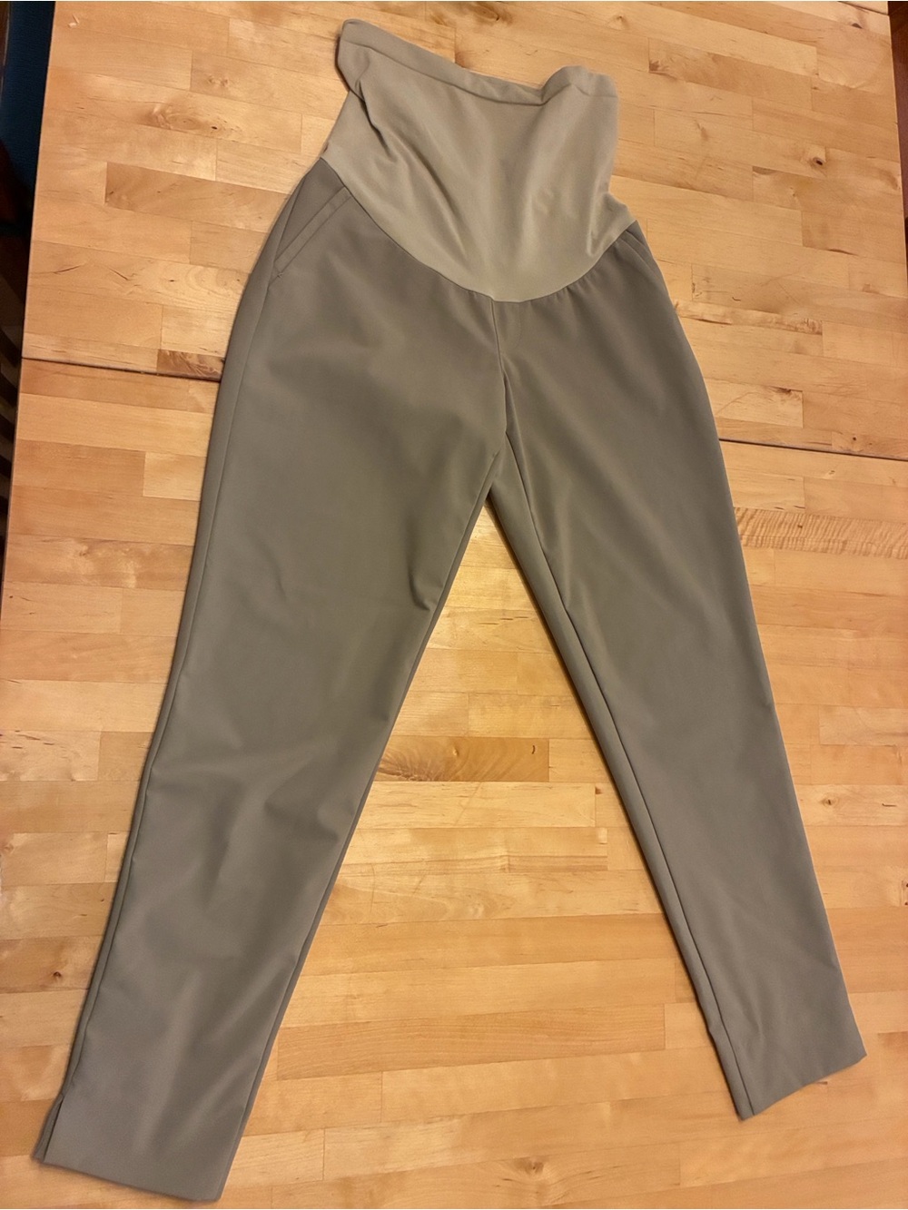 A Pea in the Pod Maternity Trousers in Tan